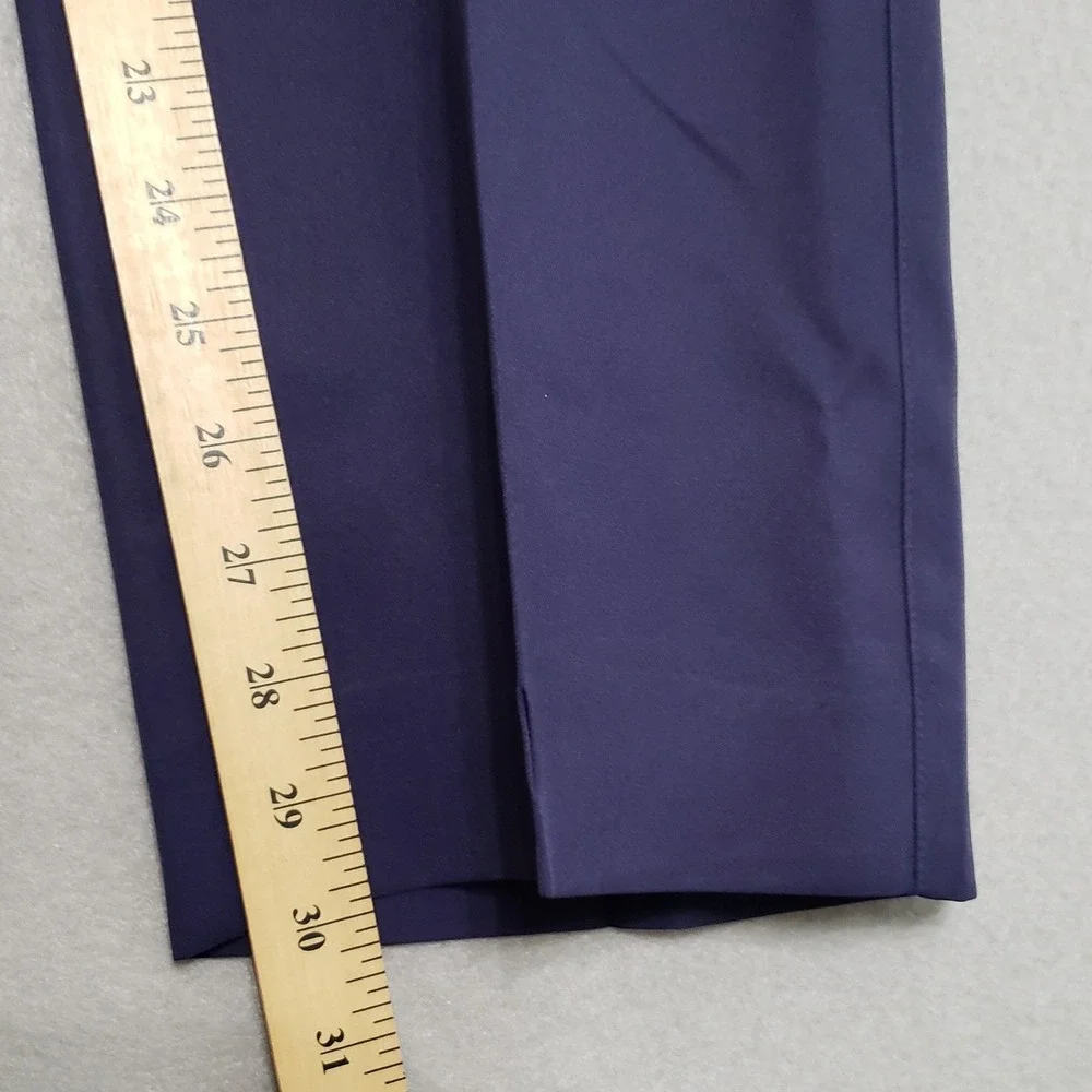 Peter Millar Durham Performance Mens 40/34 fits 40/30 Pants EB78 High Drape Navy